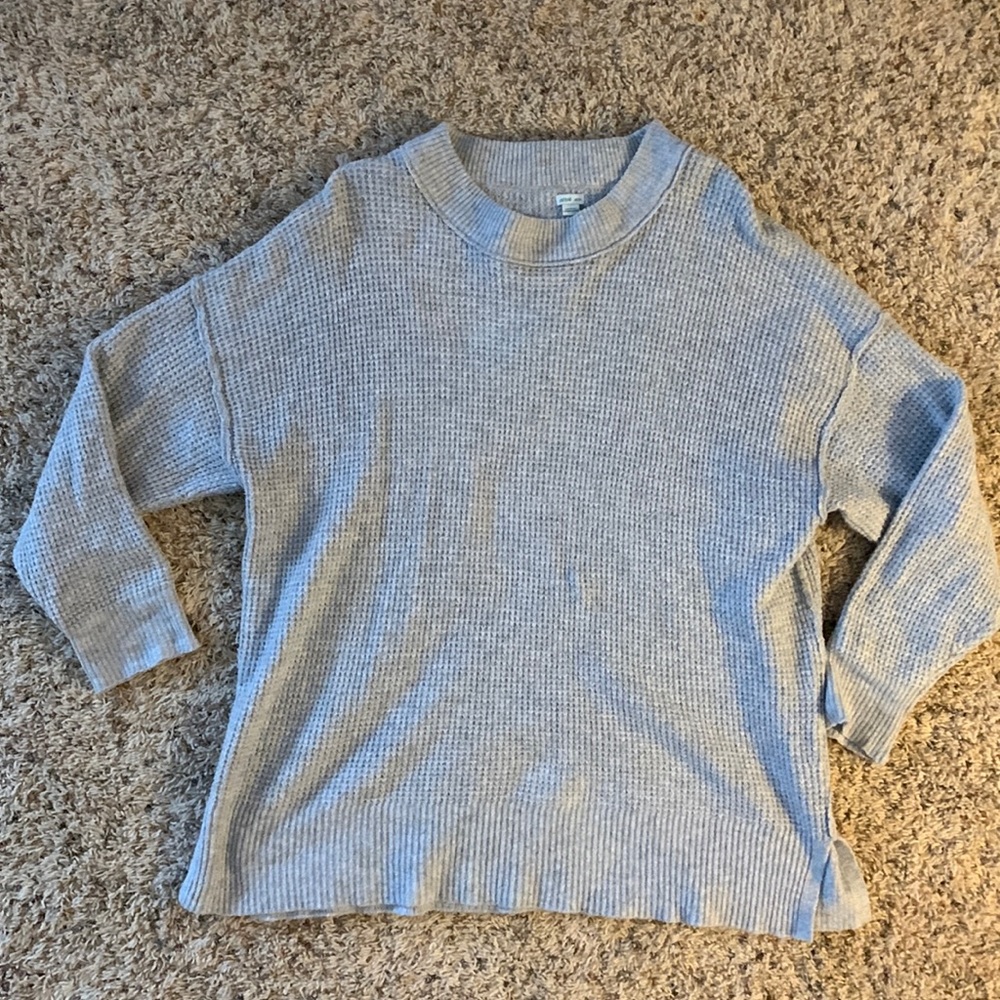Aerie Waffle Oversized Sweater, XS